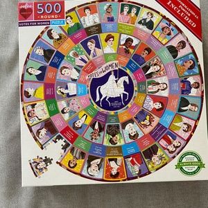 Eeboo Votes for Women Puzzle, 500 Pieces, New